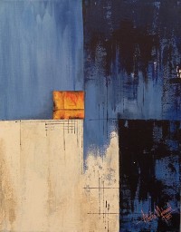 Aisha Mahmood, 18 x 24 Inch, Acrylic on Canvas, Abstract Painting, AC-AIMD-087 Aisha Mahmood, 18 x 24 Inch, Acrylic on Canvas, Abstract Painting, AC-AIMD-087